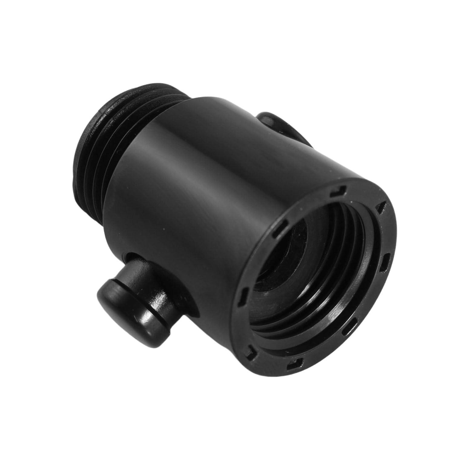 Maxmoral 2PCS Shower Head Shut Off Valve Button Type Water Flow Control Valve RV Bathroom Shower Sprayer Quick Switch Shut Off Valve G1/2 Universal Size Flow Control Valve Black - Image 2