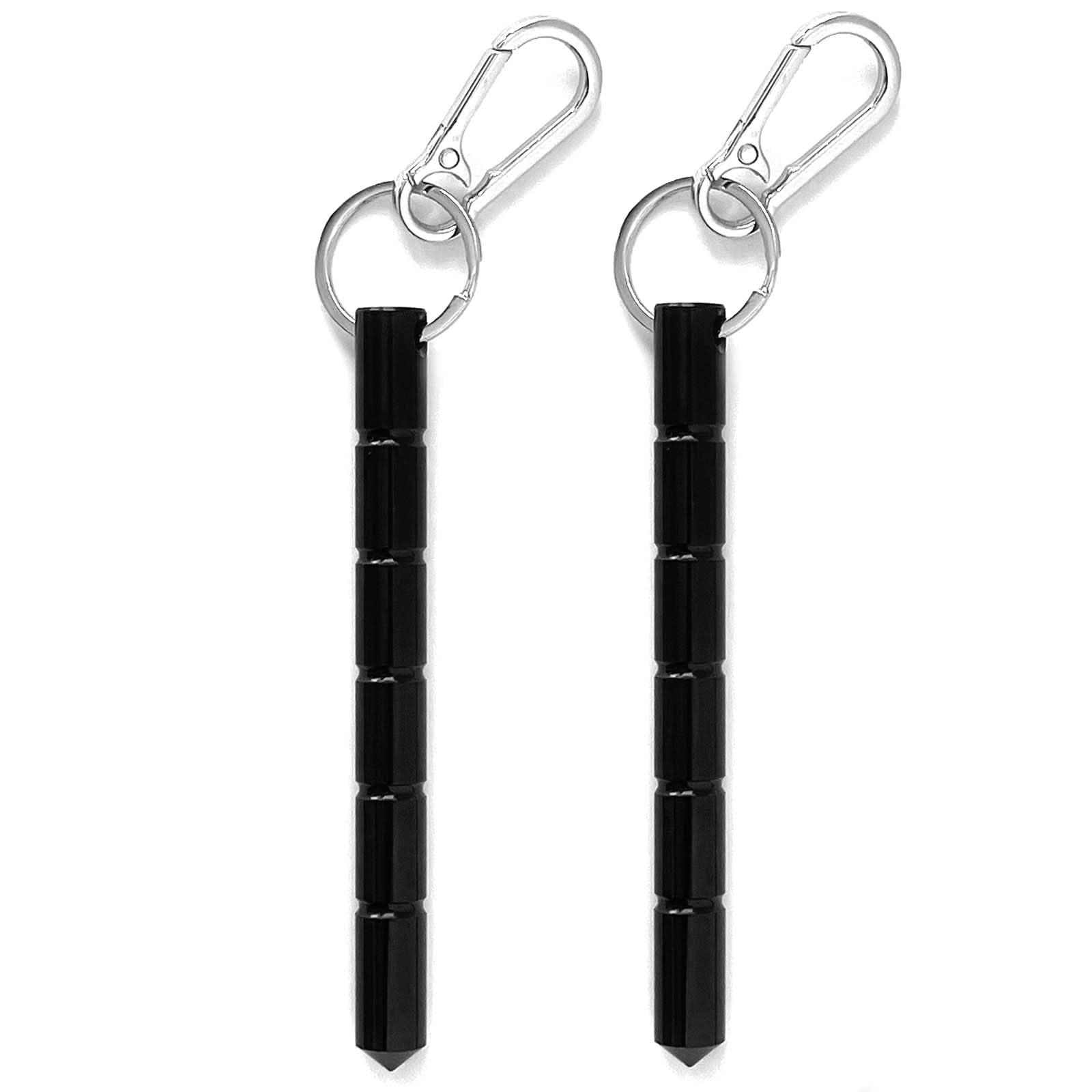 GladTime Kubaton Metal Tactical Keychain Aluminum Safety Keyring Self Defense Weapon with Key Chain Hook 2 Kit - Image 7