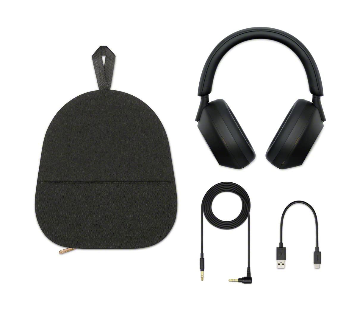 Sony WH-1000XM5 Premium Noise Canceling Headphones, Auto NC Optimizer, 30-Hour Battery, Alexa Voice Control, Black - Image 8