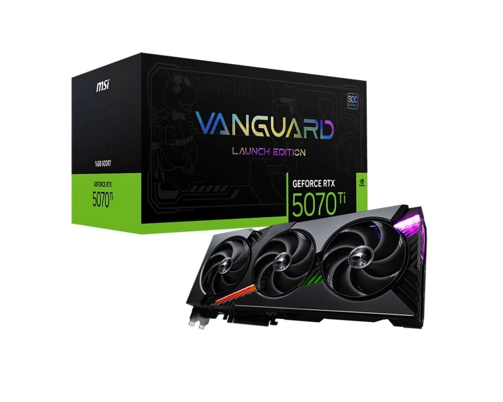 MSI GeForce RTX 5070 Ti 16G Vanguard SOC Launch Edition Graphics Card VD9038