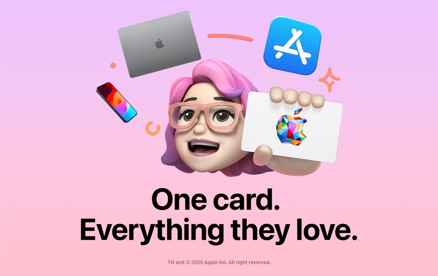 Apple Gift Card - App Store, iTunes, iPhone, iPad, AirPods, MacBook, accessories and more (eGift) - Image 2