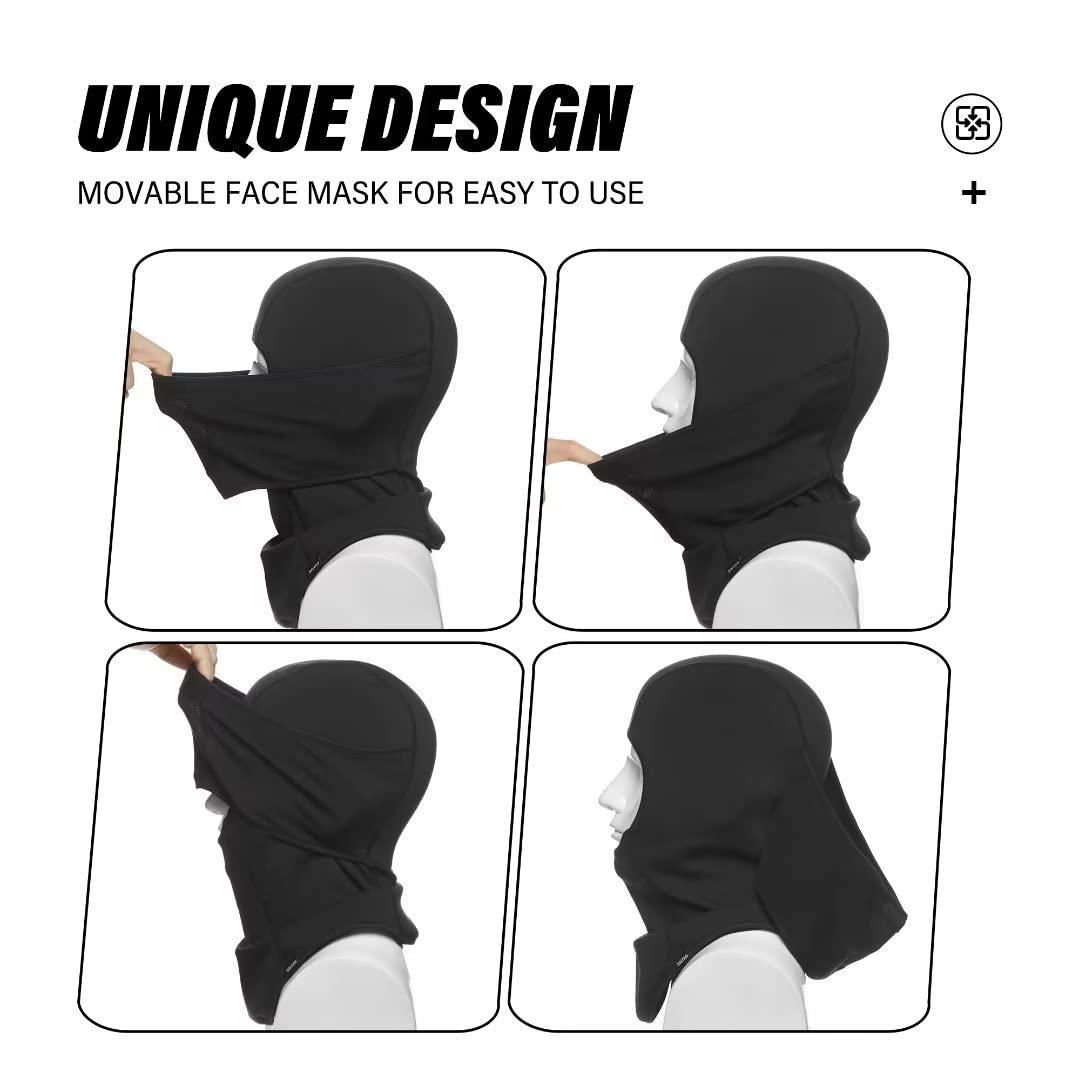 SAITAG Balaclava Ski Mask Warm Face Mask for Cold Weather Winter Skiing Snowboarding Motorcycling Ice Fishing Men - Image 5