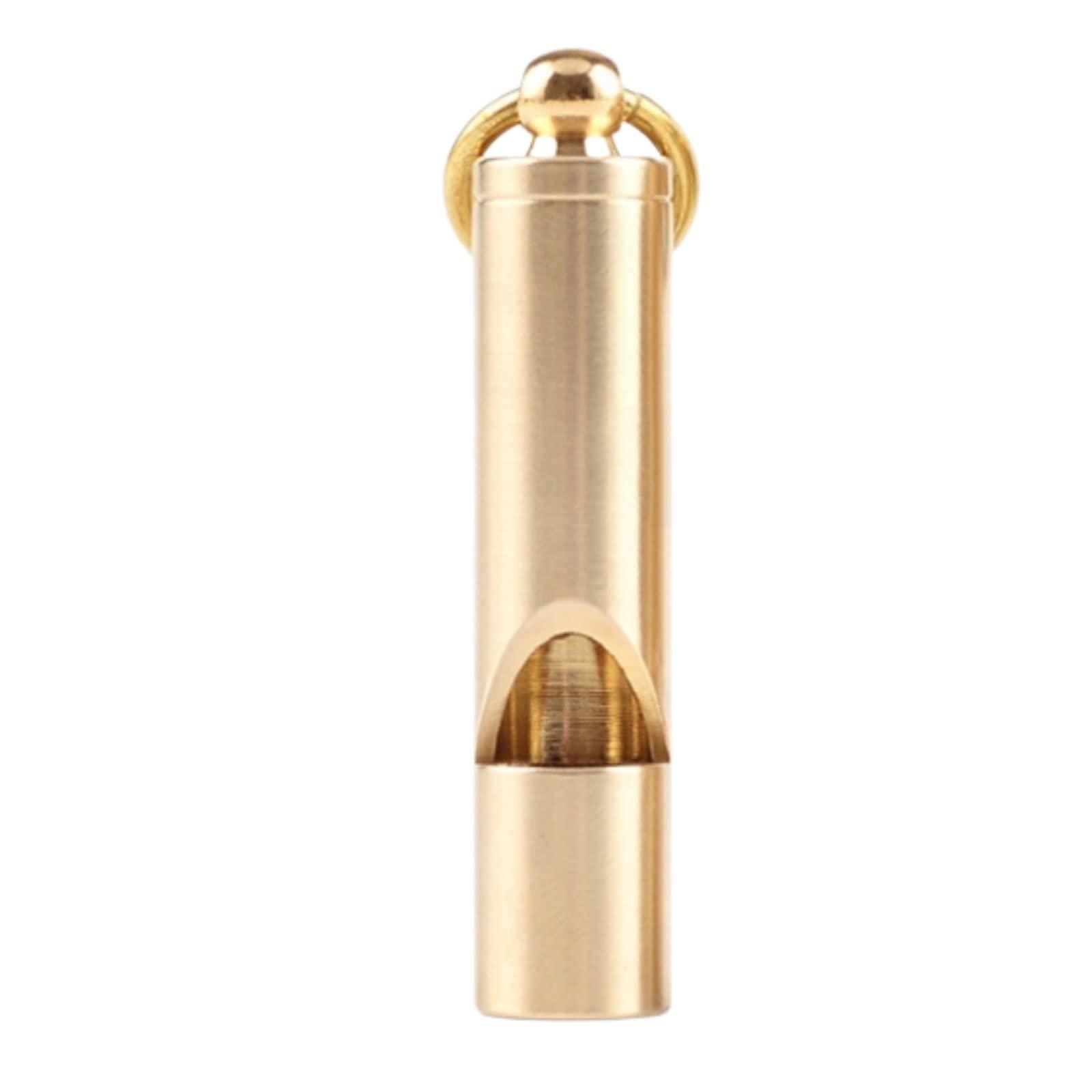 Loudest Brass Whistle Best Premium Emergency Whistle 125db+ One Piece Outdoor Survival Whistle On Key-Chain or Hang Around Your Neck and Carry it Anywhere! - Image 10