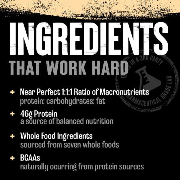 Animal Meal - Protein Shake with Whole Food Ingredients, Aids in Muscle Recovery, with Egg White, Beef & Pea Protein Blend, Chocolate Flavor, 5 lbs - Image 5