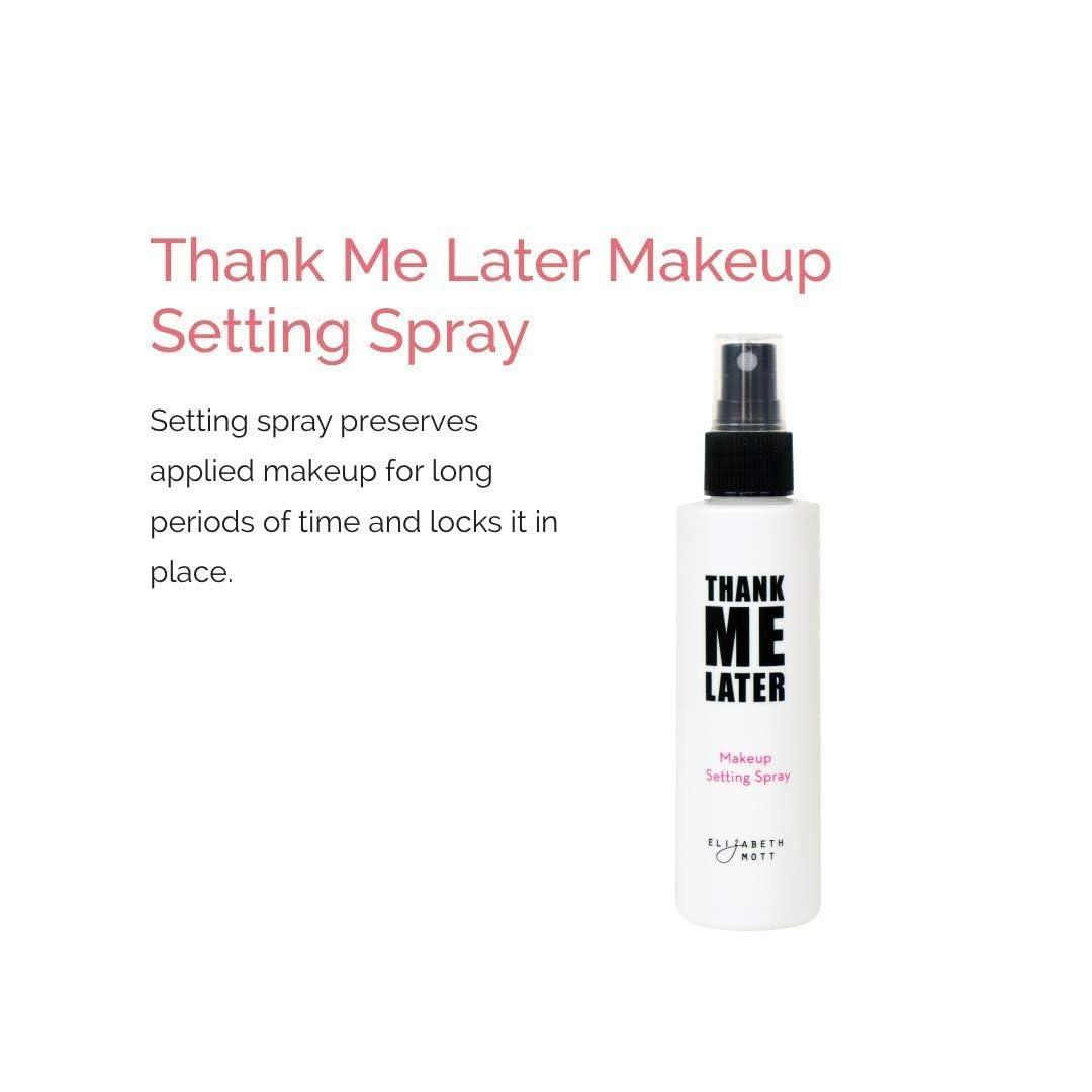 Elizabeth Mott Thank Me Later 3-in-1 Dewy Makeup Setting Spray - Hydrating & Long-Lasting Fine Mist with Niacinamide for Radiant, Glowy Skin - Lightweight, Oil-Free & Cruelty-Free Formula, 95 mL - Image 2