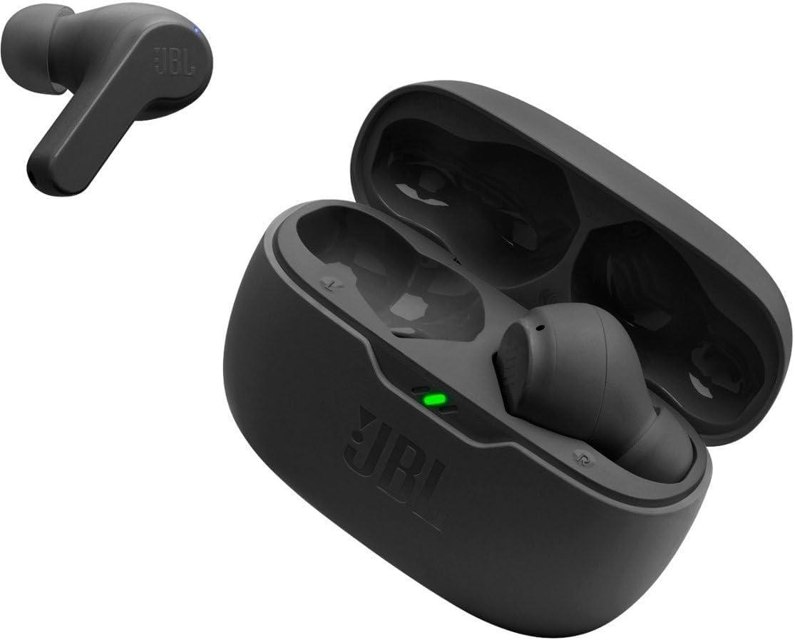 JBL Vibe Beam True Wireless Bluetooth In-Ear Headphones - Black (Renewed) - Image 2