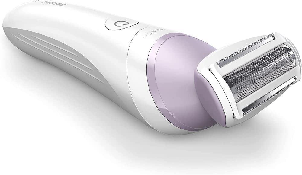 Philips Beauty Lady Electric Shaver Series 6000, Cordless with 4 Accessories, BRL136/00, White - Image 9