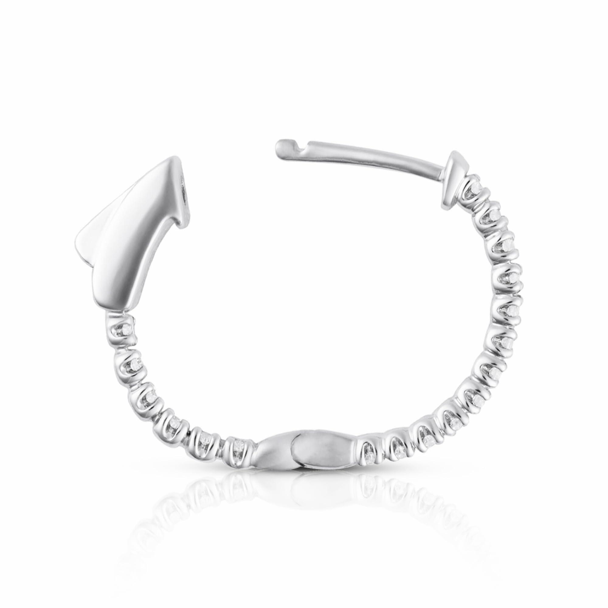 Amazon Essentials IGI Certified 0.5 Carat Genuine Lab Grown Diamond Hoops - 14k Solid Gold Inside Out Hoop Earrings for Women - Hoop Earrings for Women - Gold Earrings - Size 17mm - Image 2