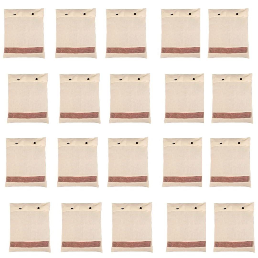 Mayatra's Pack of 20 Saree Storage Bags - Wardrobe Organizer For Storage - Saree Bag For Clothes Storage -Transparent Cloth Storage Cover (14.5 * 16.5 inches)