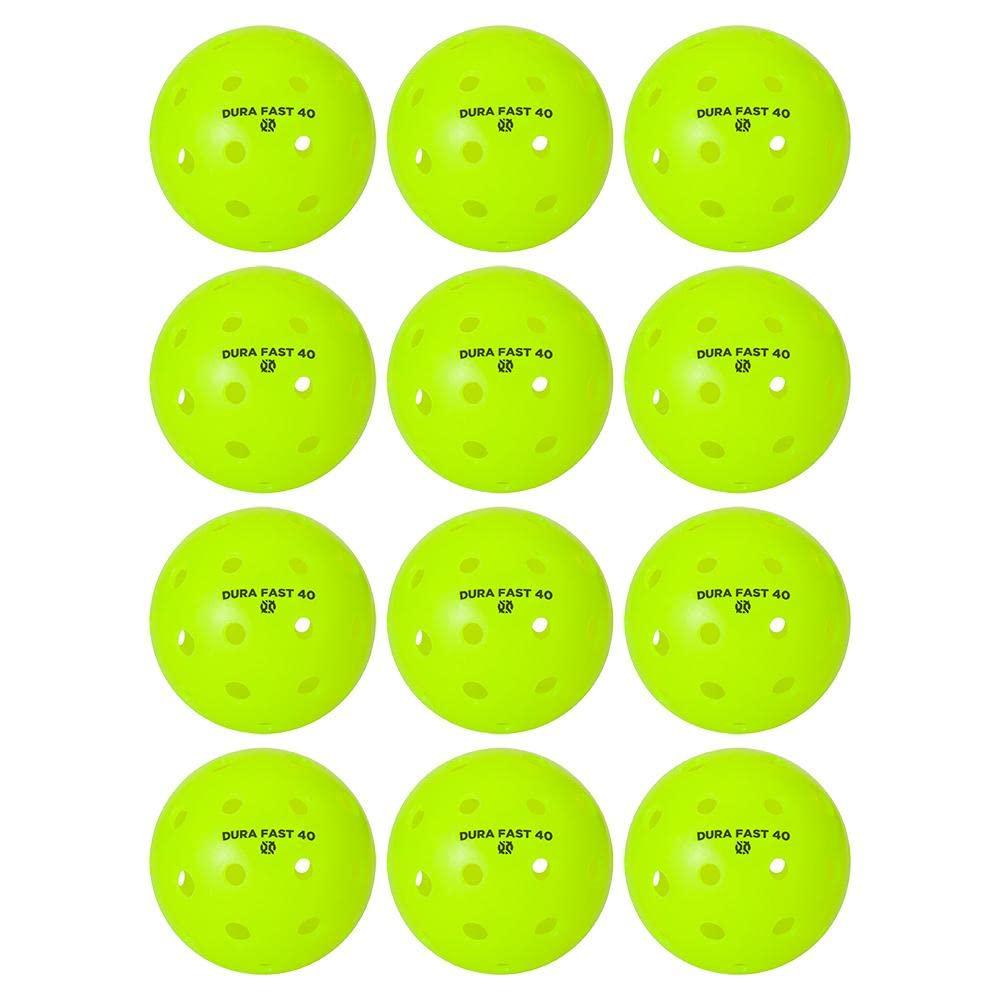 Dura Fast 40 Pickleballs | Outdoor Pickleball Balls | USAPA Approved and Sanctioned for Tournament Play