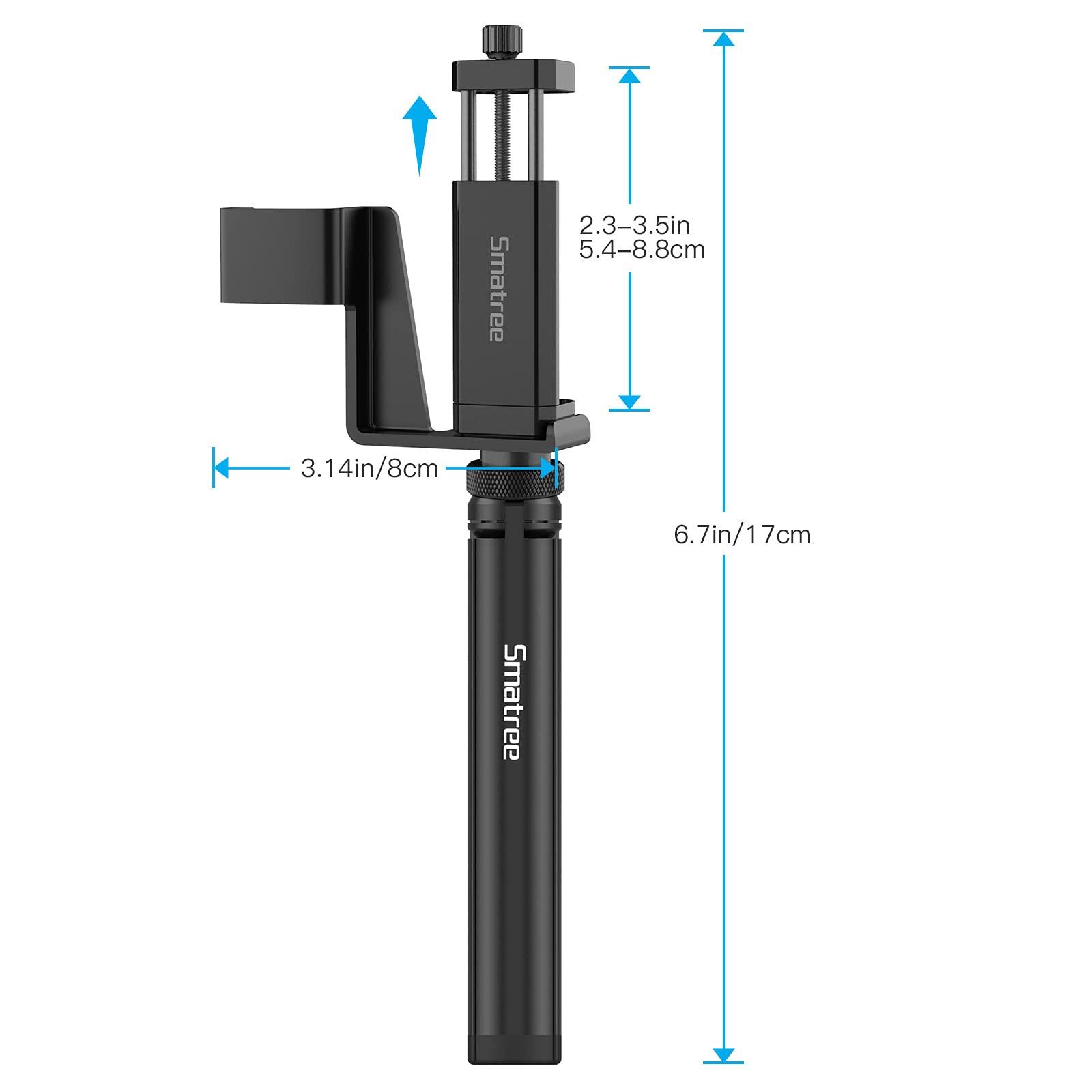 Smatree OSMO Pocket 2 Phone Holder Set Expansion Accessories with 1/4" Thread Screw and Tripod Compatible with DJI OSMO Pocket 2/ OSMO Pocket and Smartphone - Image 4