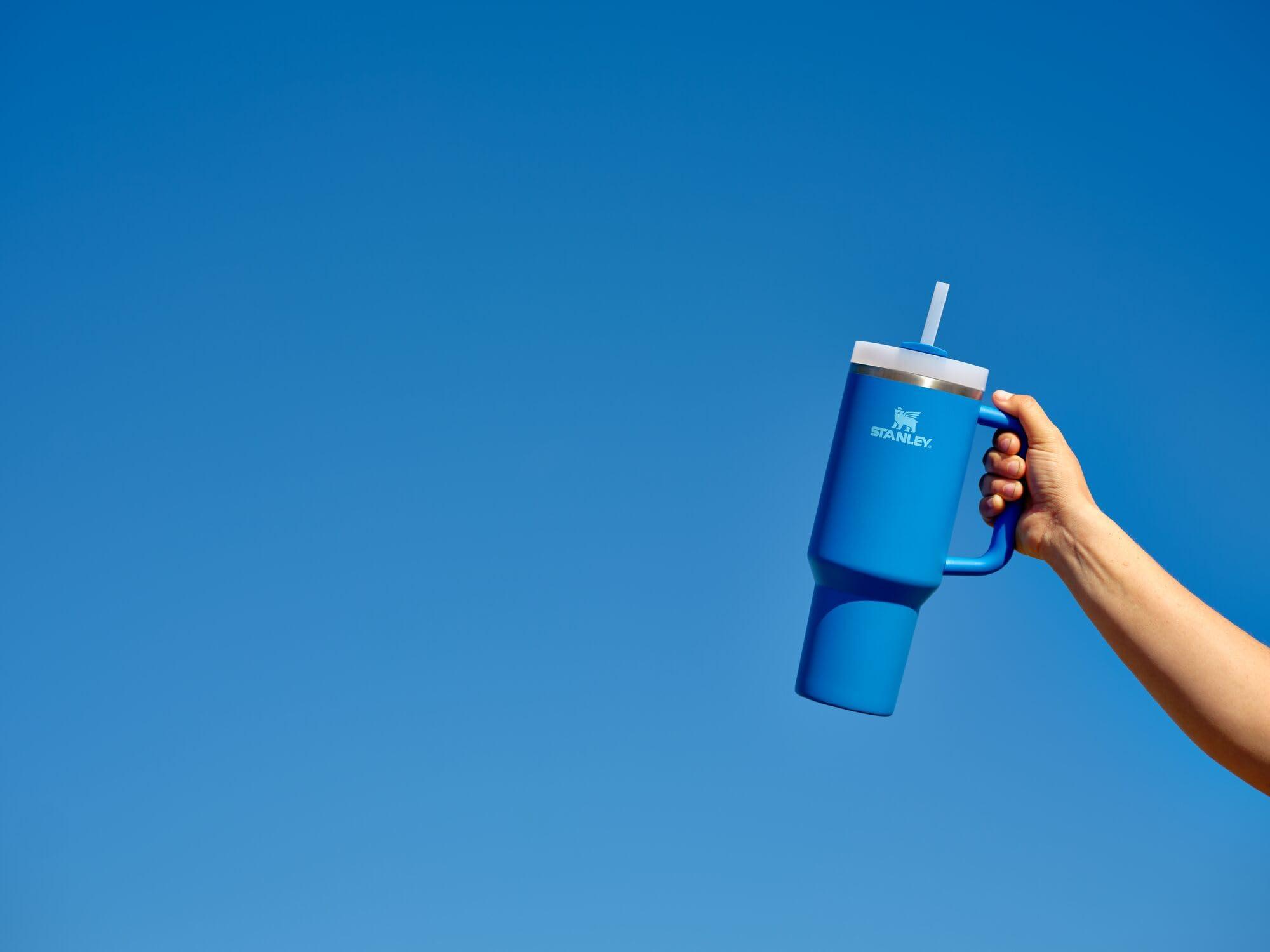 STANLEY Quencher H2.0 Tumbler with Handle and Straw 40 oz | Flowstate 3-Position Lid | Cup Holder Compatible for Travel | Insulated Stainless Steel Cup | BPA-Free | Azure - Image 2