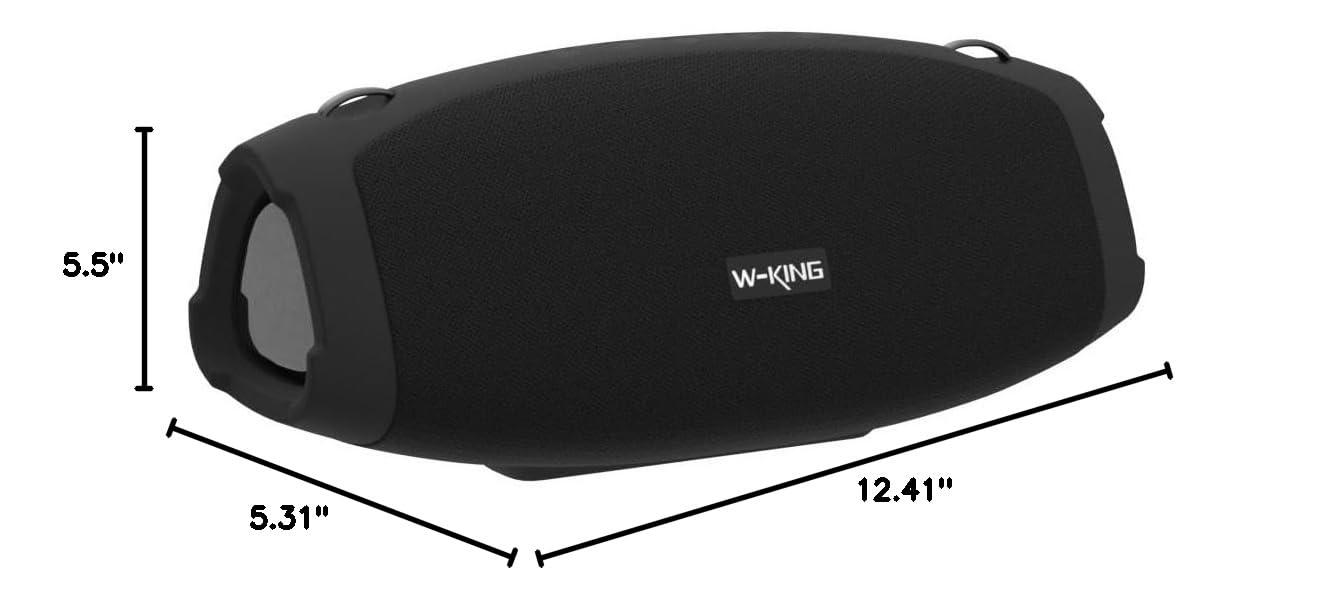 W-KING Portable Speaker Bluetooth Wireless, 120W Max Loudest Outdoor Waterproof Bluetooth Speaker Subwoofer*2, IPX6 Large Big Party Boombox,Triple Passive Radiators-70W Deep Bass/DSP/42H/Power Bank/EQ - Image 11