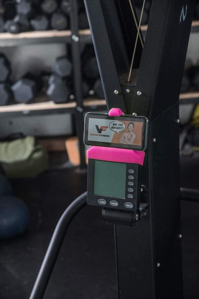 Vapor Fitness Phone Holder Made for PM5 Monitors of Concept 2 Rower, SkiErg and BikeErg - Silicone Smartphone Cradle Compatible with Concept 2 Rowing Machine. Ideal Rower Accessories - Image 8