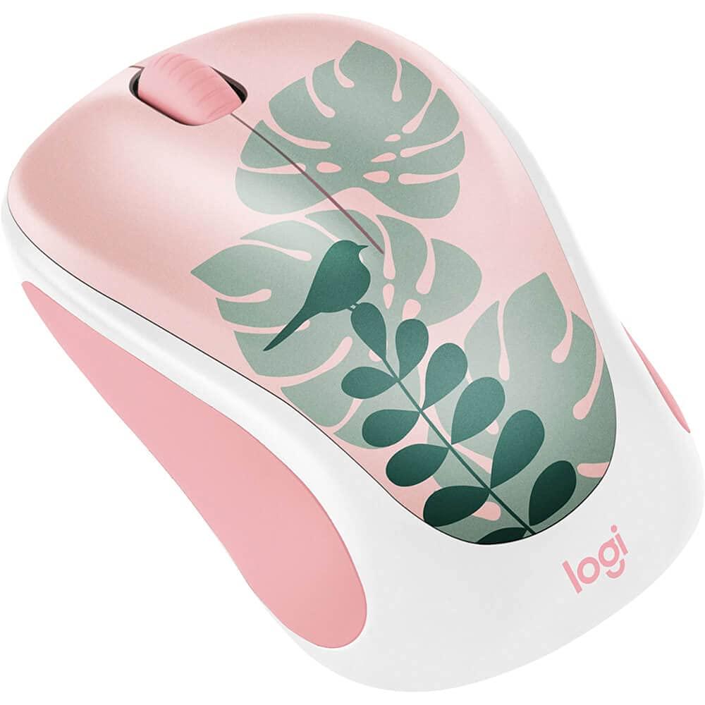 Logitech - Design Collection Limited Edition Wireless Compact Mouse with Colorful Designs - Chirpy Bird - Image 2