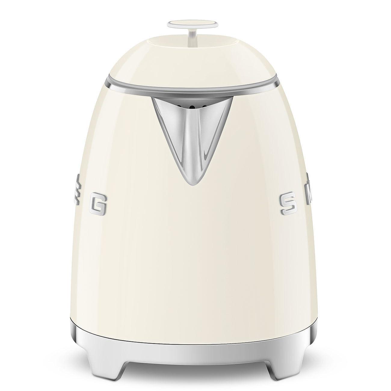 SMEG Mini 50's Retro Style 3 Cup Electric Kettle with Double Wall Anti Slip Base and Water Level Indicator (Cream) - Image 3
