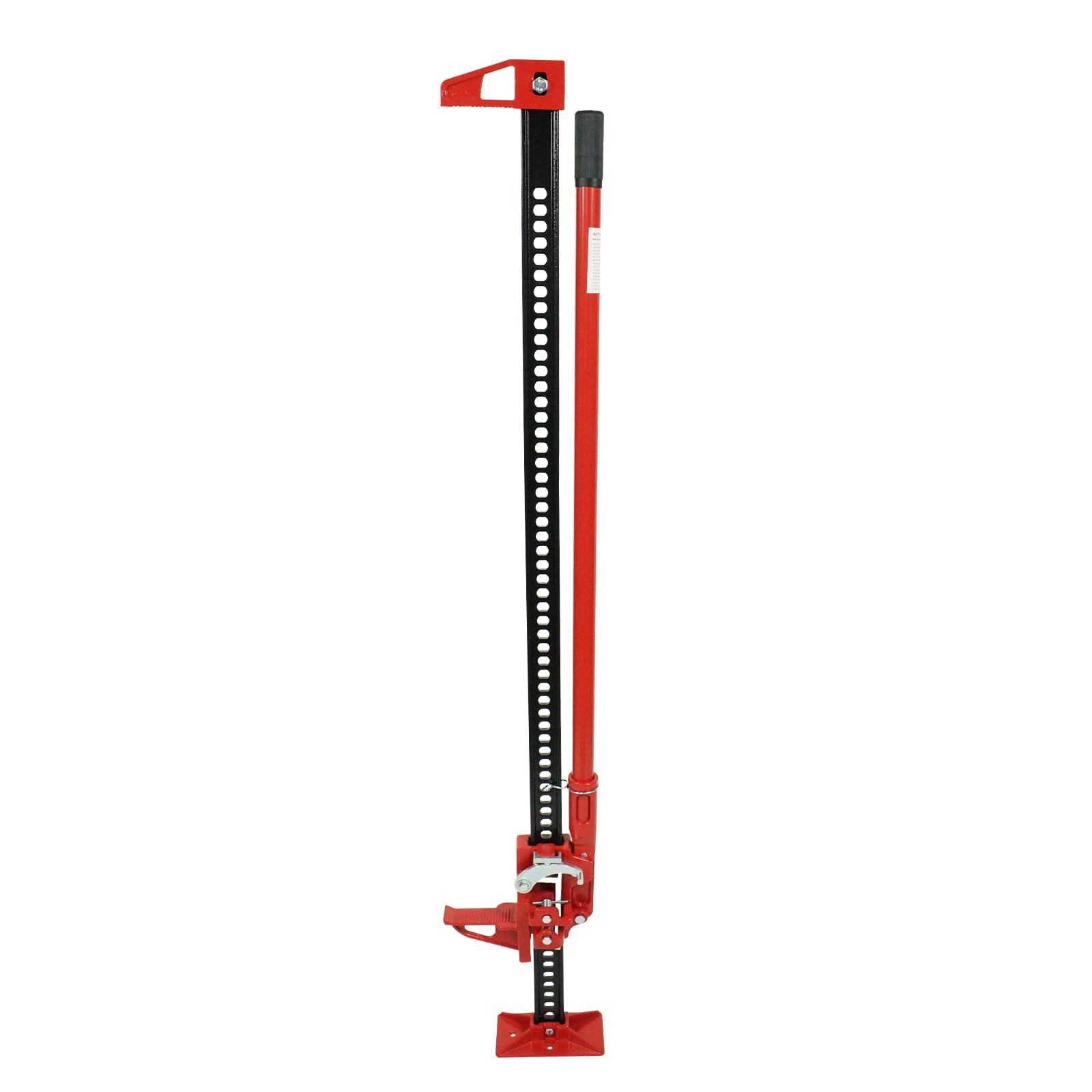High Lift Jack 33" Ratcheting Off Road Utility Farm Jack, 3 Ton (6,600 Lb) Capacity Floor Jack Ideal for Car/Truck/ATV/SUV