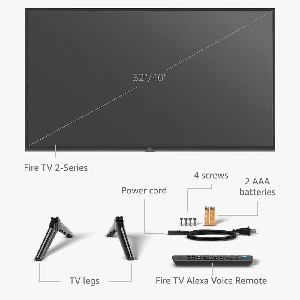 Like-New Amazon Fire TV 32" 2-Series (newest model), HD smart TV with Fire TV Alexa Voice Remote, stream live TV without cable - Image 6