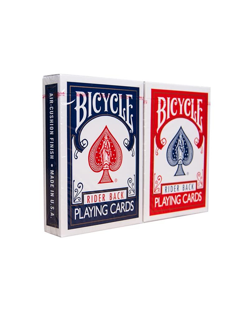Bicycle Rider Back Playing Cards, Standard Index, Poker Cards, Premium Playing Cards, Red & Blue, 2 Count (Pack of 1) - Image 5
