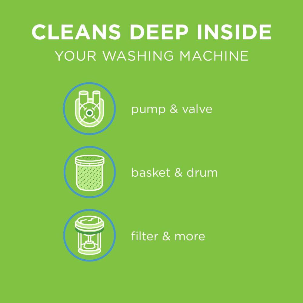 Affresh Washing Machine Cleaner, Cleans Front Load and Top Load Washers, Including HE, 6 Tablets - Image 2