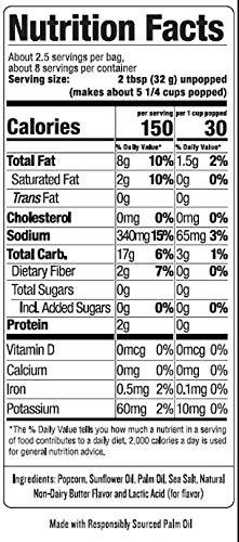 SkinnyPop Popcorn, Butter Microwave, 2.8oz, 12 Boxes (3 Bags per Box) - Image 5