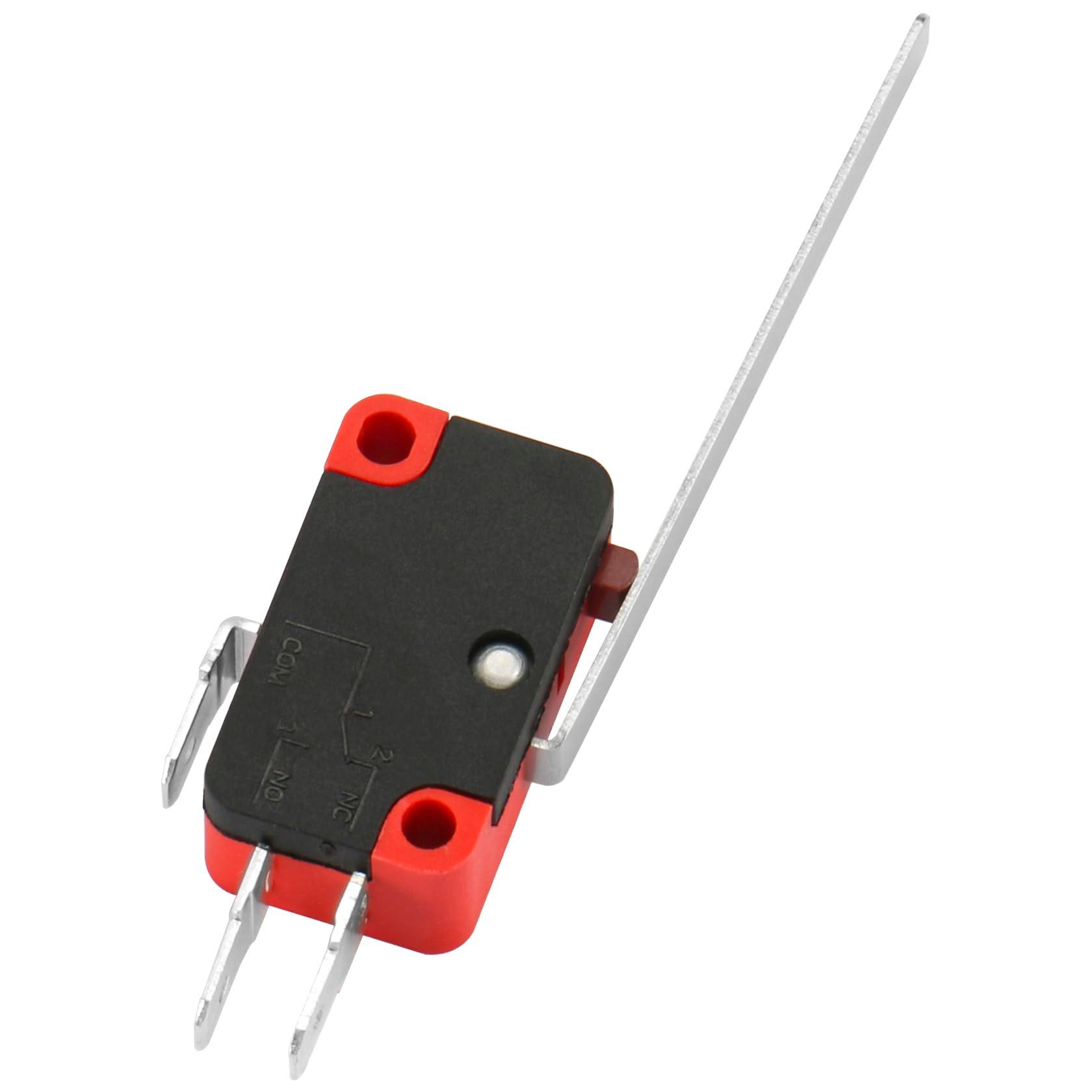 Heschen Micro Switch, V-153-1C25, SPDT, Long Hinge Lever, 20A 250VAC, 2 Pack - Image 8