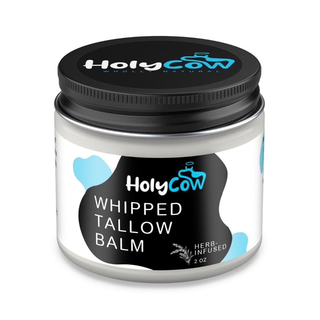 Beef Tallow For Skin - Whipped Tallow Balm with Organic Jojoba Oil (Unscented/Herb-Infused), Grass Fed Beef Tallow Face Moisturizer for Eczema, Baby, Lip Balm - Lotion For Extremely Dry Skin - Image 7