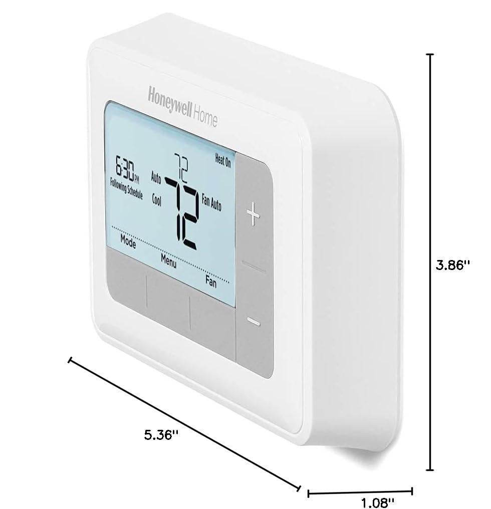 Honeywell Home RTH7560E 7-Day Flexible Programmable Thermostat-Extra-Large Backlit Display, White - Image 3