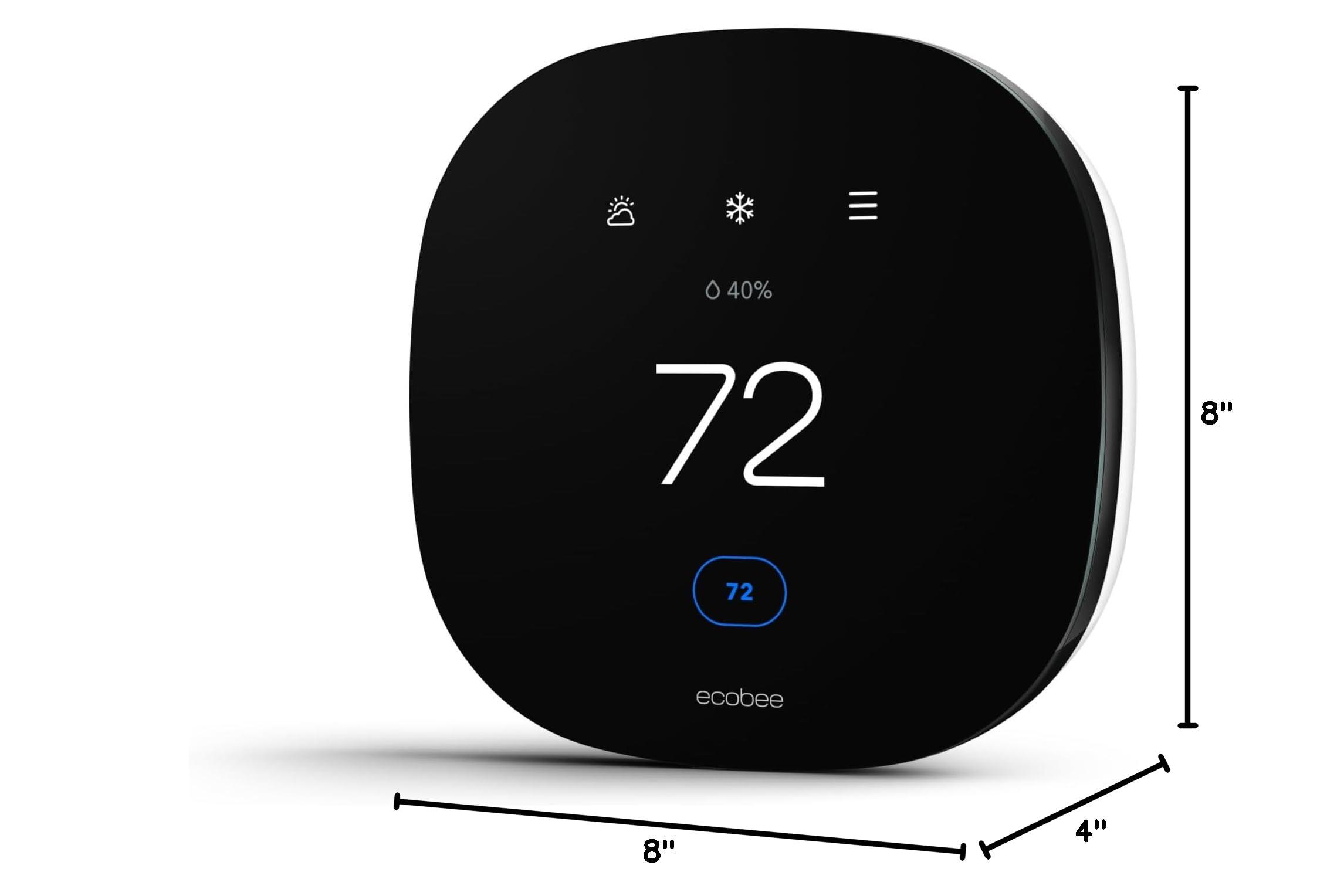 ecobee3 Lite Smart Thermostat with Whole Home Sensors Bundle (ecobee3 Lite Programmable WiFi Smart Thermostat, SmartSensor 1 Pack, SmartSensor for Doors & Windows 1 Pack) - Smart Home - Image 3