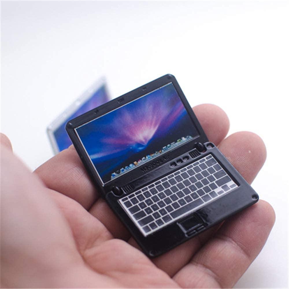 SXFSE Dollhouse Decoration Accessories, 6 Pack 1/12 1/6 Dollhouse Miniature Scene Model Mini Laptop Tablet and Smart Phone Scene Model (Multicolored) - Image 7