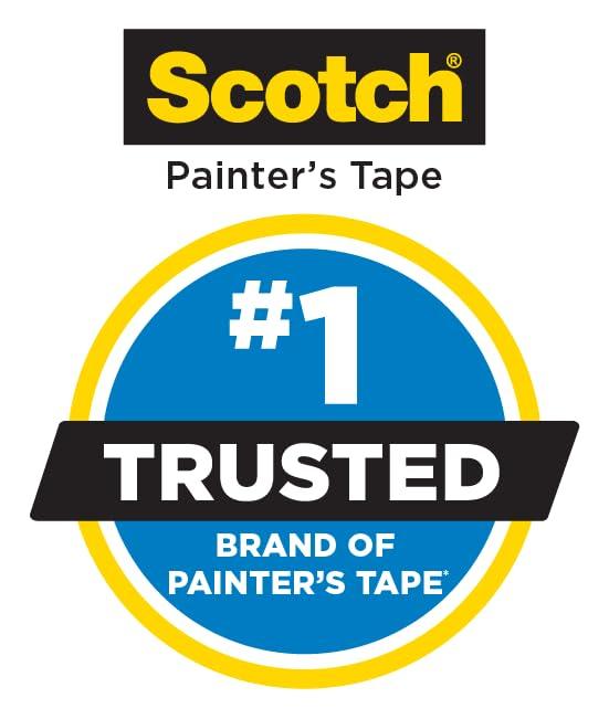 ScotchBlue Original Multi-Surface Painters Tape, 2 Inch Wide (1.88 In. x 60 Yds), 6 Rolls Blue Paint Tape Protects Surfaces & Removes Easily, Masking Tape for Indoor and Outdoor Use (2090-48TP6) - Image 8