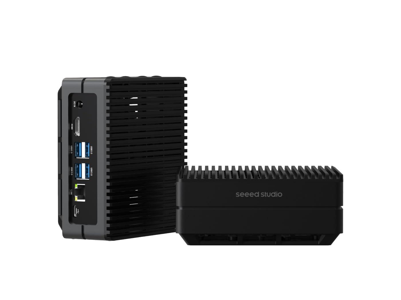 seeed studio NVIDIA Jetson Orin NX 16GB Edge AI Device - reComputer J4012, 4xUSB 3.2, M.2 Key E & Key M Slot, Pre-Installed Jetpack System with NVIDIA Jetpack on 128GB NVMe SSD