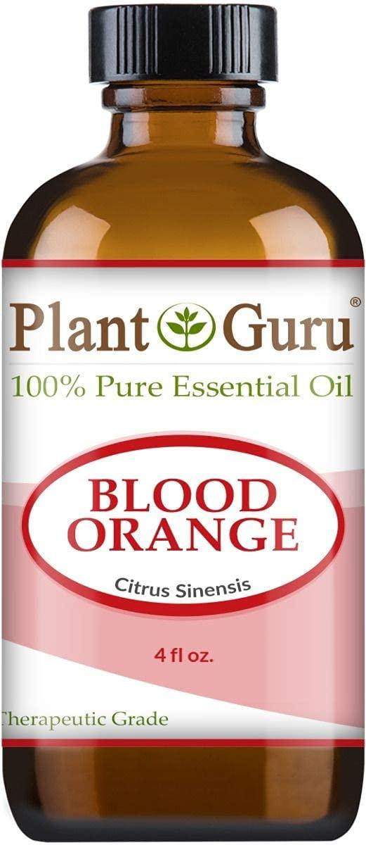 Blood Orange Essential Oil 4 oz. 100% Pure Undiluted Therapeutic Grade Citrus Sinensis, Cold Pressed from Fresh Peels, for Aromatherapy Diffuser, Relaxation and Calming, Natural Cleaner. - Image 2
