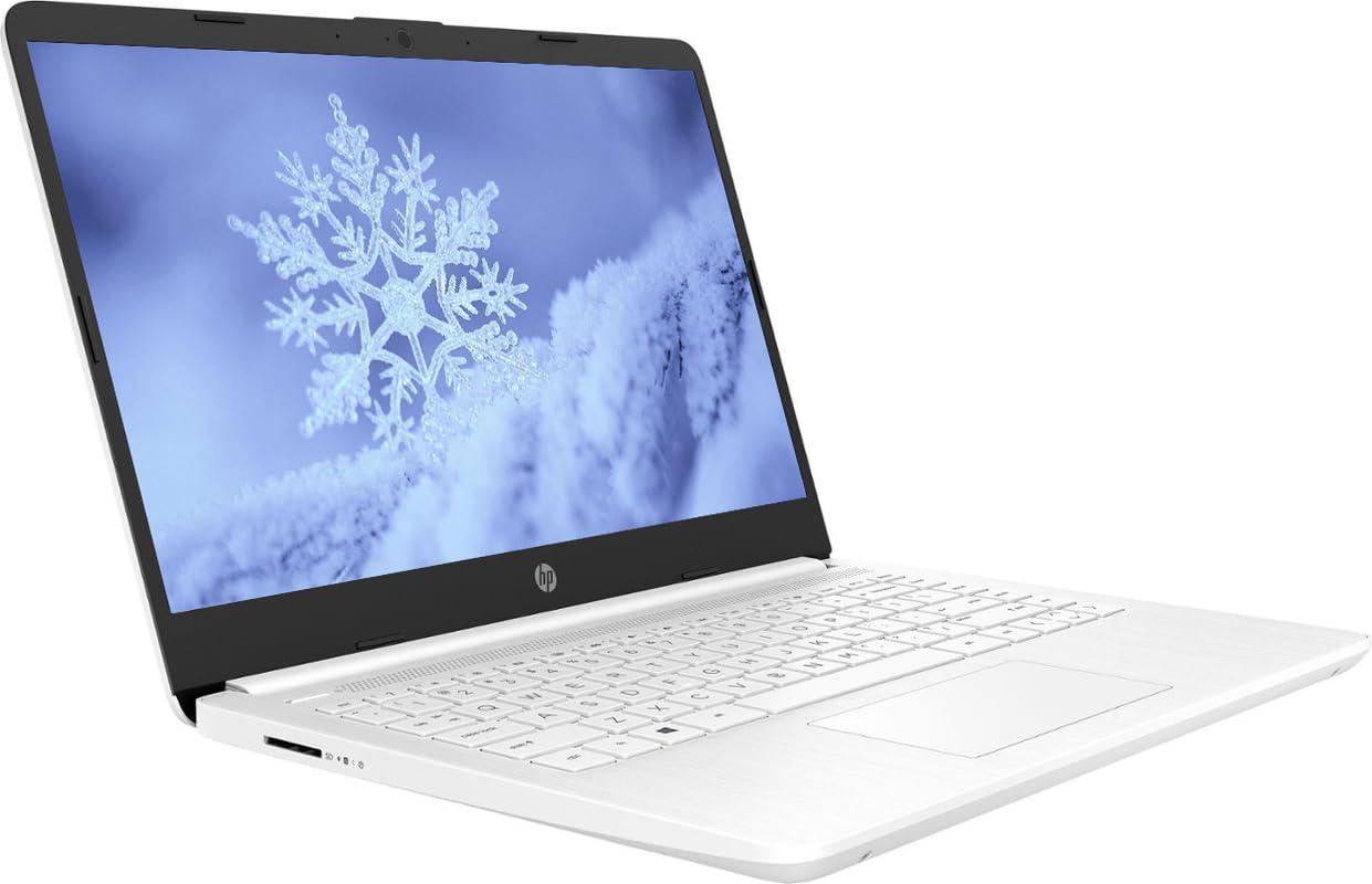 HP 14" LED Business Laptop Computer, 16GB RAM 320GB Storage (64GB eMMC+256GB SD Card), Intel Quad-Core N4120, Windows 11 S Laptop with 1-Year Microsoft Office 365, PLUSERA Earphones, White - Image 3