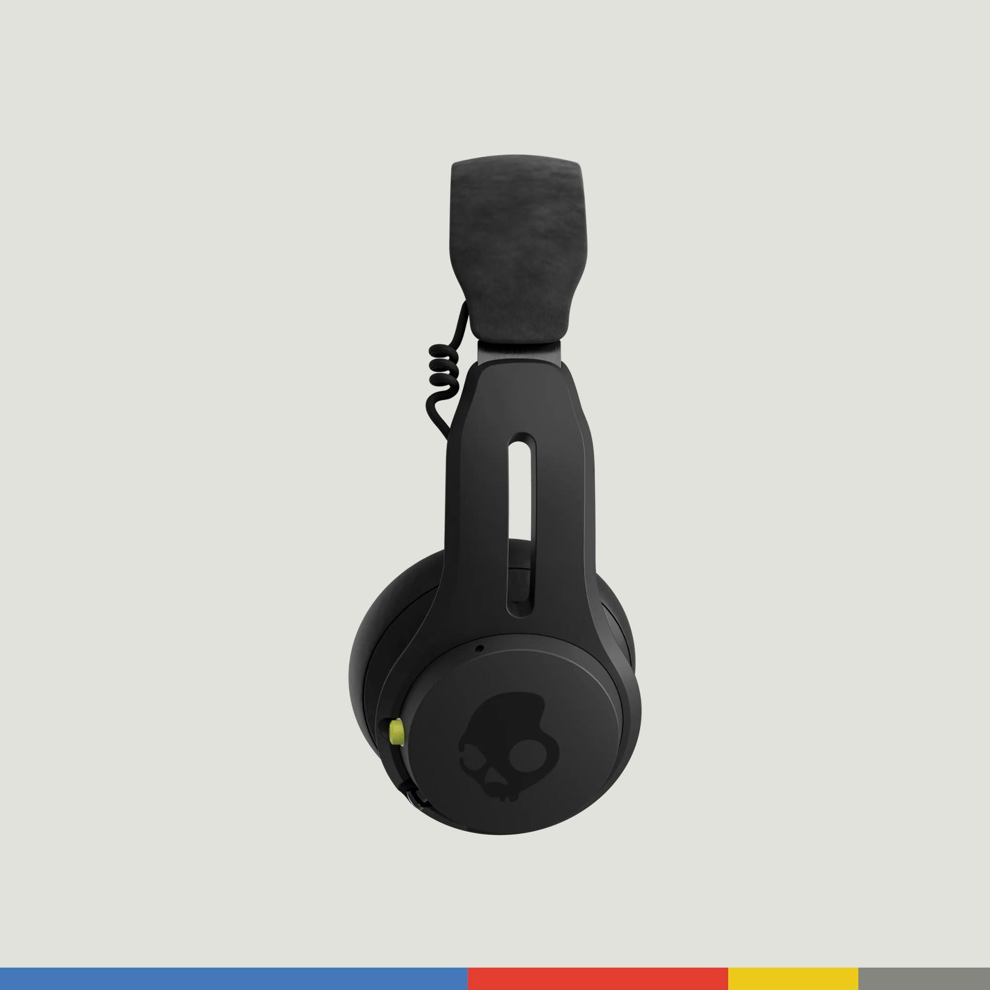 Skullcandy Icon ANC Wireless On-Ear Bluetooth Headphones, Active Noise Cancelling, Up to 60 Hours Battery, Sweat Water Resistant, Foldable and Durable, Microphone for iPhone Android - True Black - Image 2