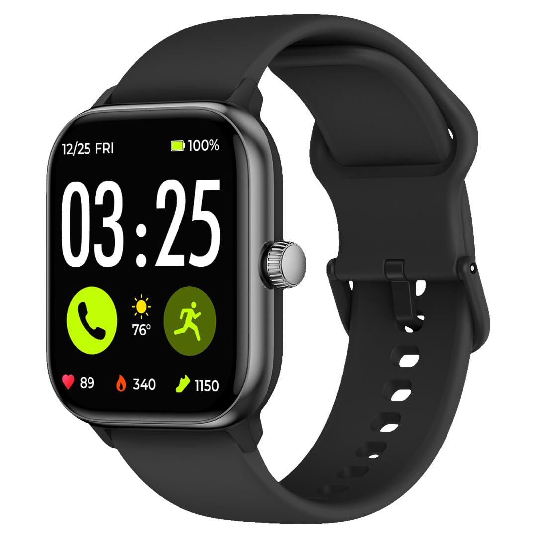 Spade & Co Health Smartwatch 4 - Smartwatch for Men & Women, Heart Rate, Sleep & SpO2 Monitor, Pedometer, Fitness Tracker, Answer/Make Calls IP68 Waterproof iOS & Android Compatible