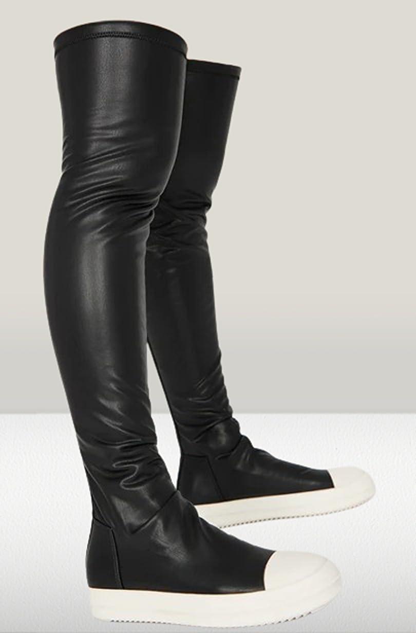 Liliana Women Thigh High Boots Flat Over The Knee Round Toe Tall Boots WANNABE-1 - Image 3
