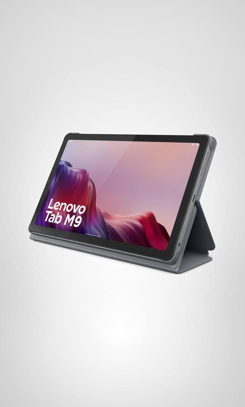 Lenovo Tab M9-2023 - Tablet - Long Battery Life - 9" HD - Front 2MP & Rear 8MP Camera - 3GB Memory - 32GB Storage - Android 12 or Later - Folio Case Included,Gray