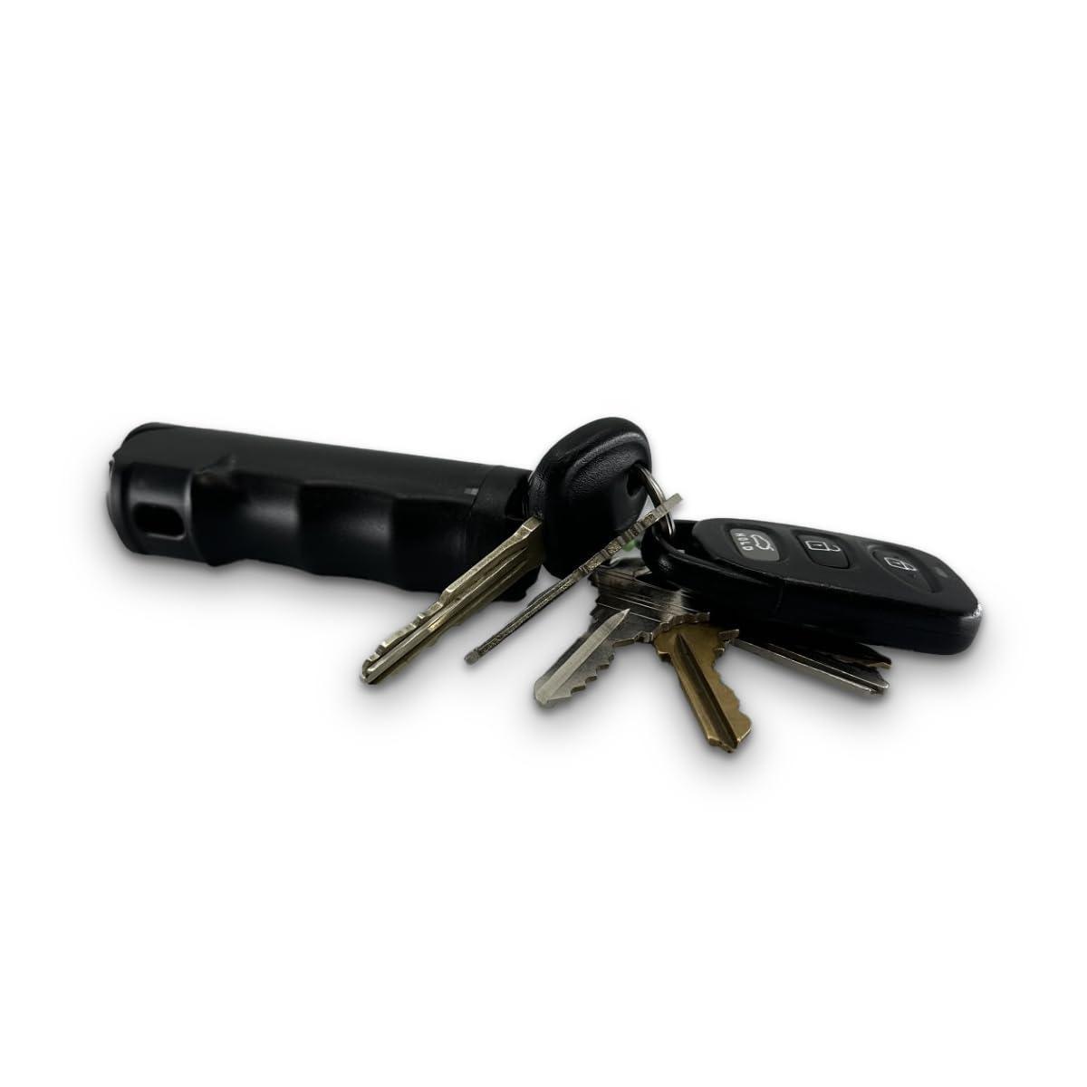 Streetwise Self-Defense Key Chain Combo - Smack Stun Gun & Sticky Pepper Gel, Mini USB Charged with LED Flashlight, Safety Switch, Women's Protection Kit - Image 6