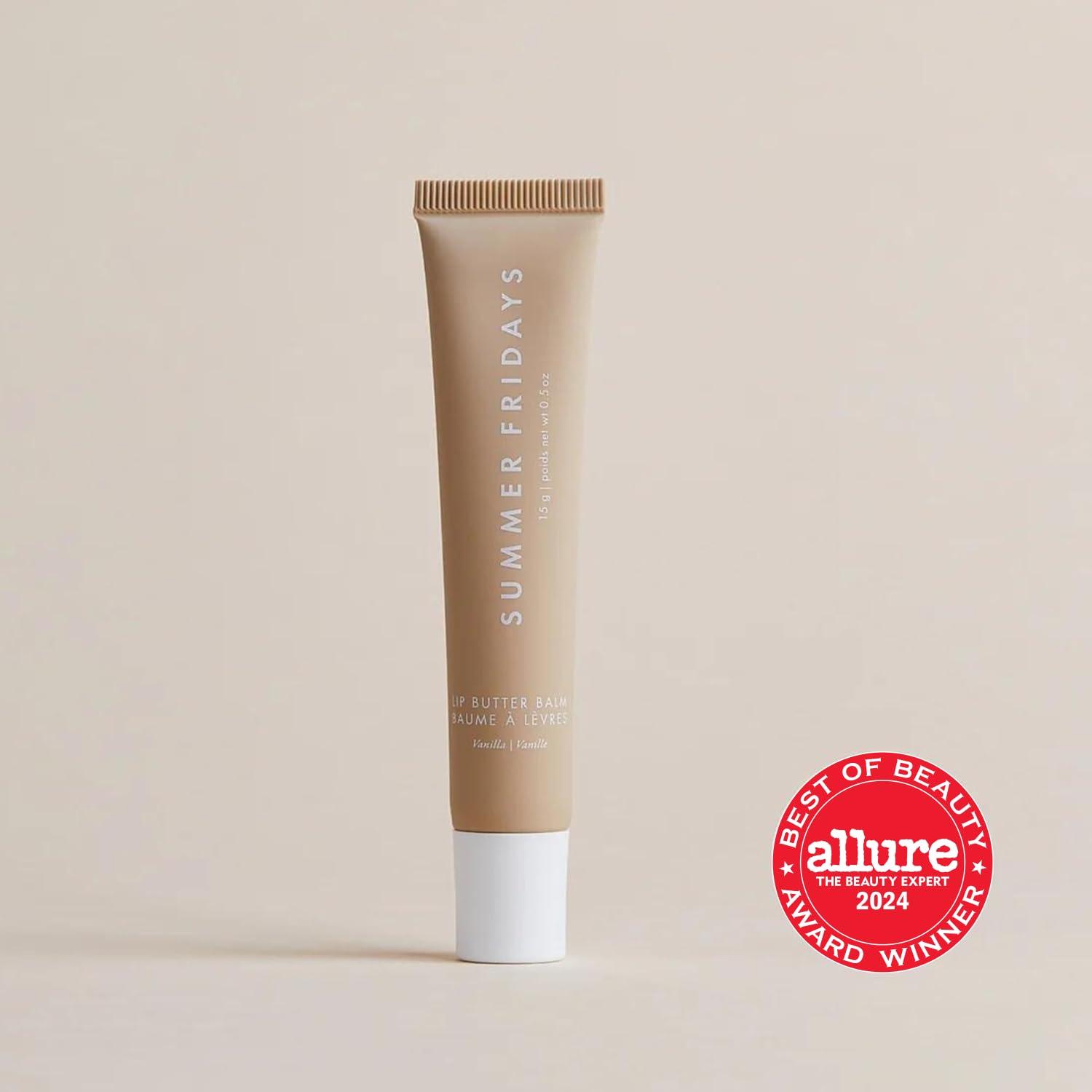 Summer Fridays Lip Butter Balm - Conditioning Lip Mask and Lip Balm for Instant Moisture, Shine and Hydration - Sheer-Tinted, Soothing Lip Care - Vanilla (.5 Oz) - Image 3
