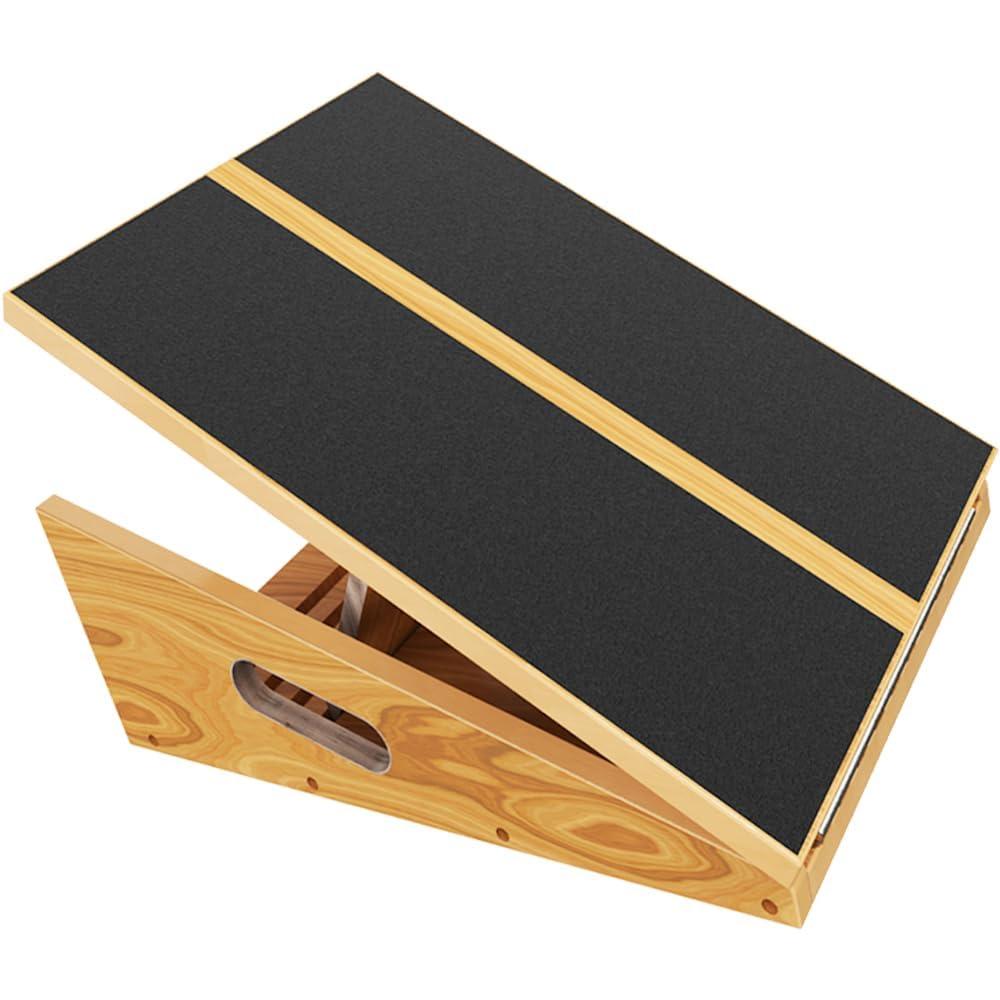 Professional Wooden Slant Board, Adjustable Incline Board and Calf Stretcher, Slant Board for Calf Stretching, Balance Stretch Board - Image 6