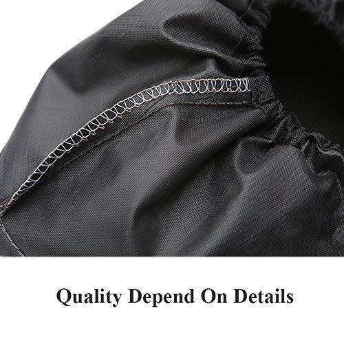 Jron 5 Pairs Premium Reusable Washable Shoe Cover Boot Covers for Contractors (5 Pairs | US 12-14 For Shoes/US 11-13 For Boots, Black) - Image 5