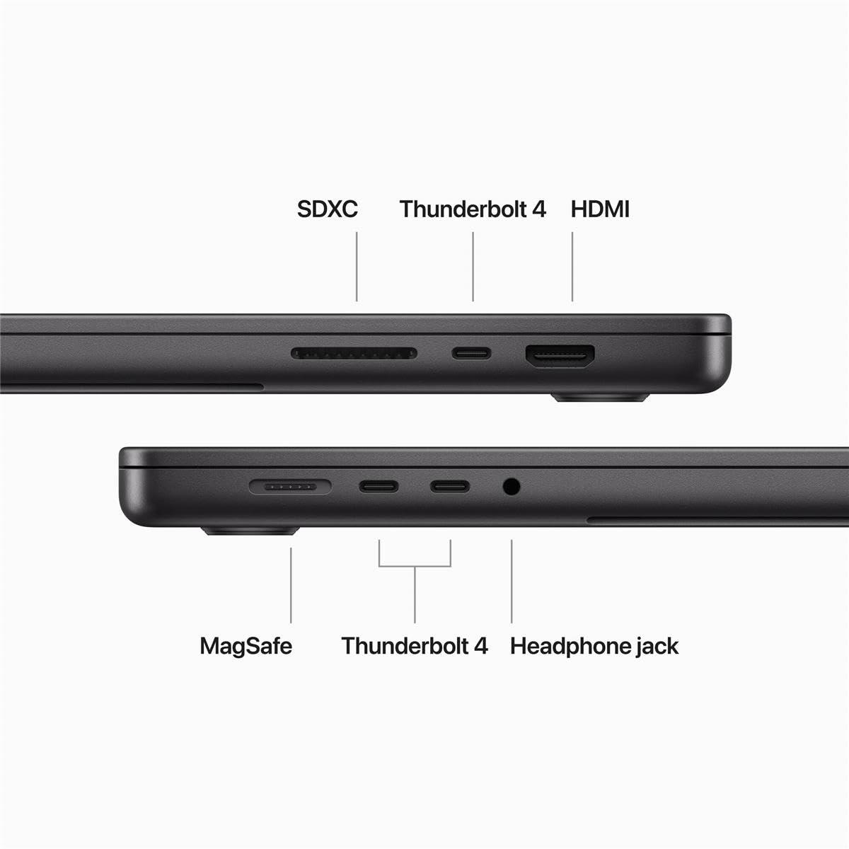 2023 Apple MacBook Pro with Apple M3 Pro chip (14-inch, 18GB RAM, 512GB SSD Storage) (QWERTY English) Space Black (Renewed) - Image 5