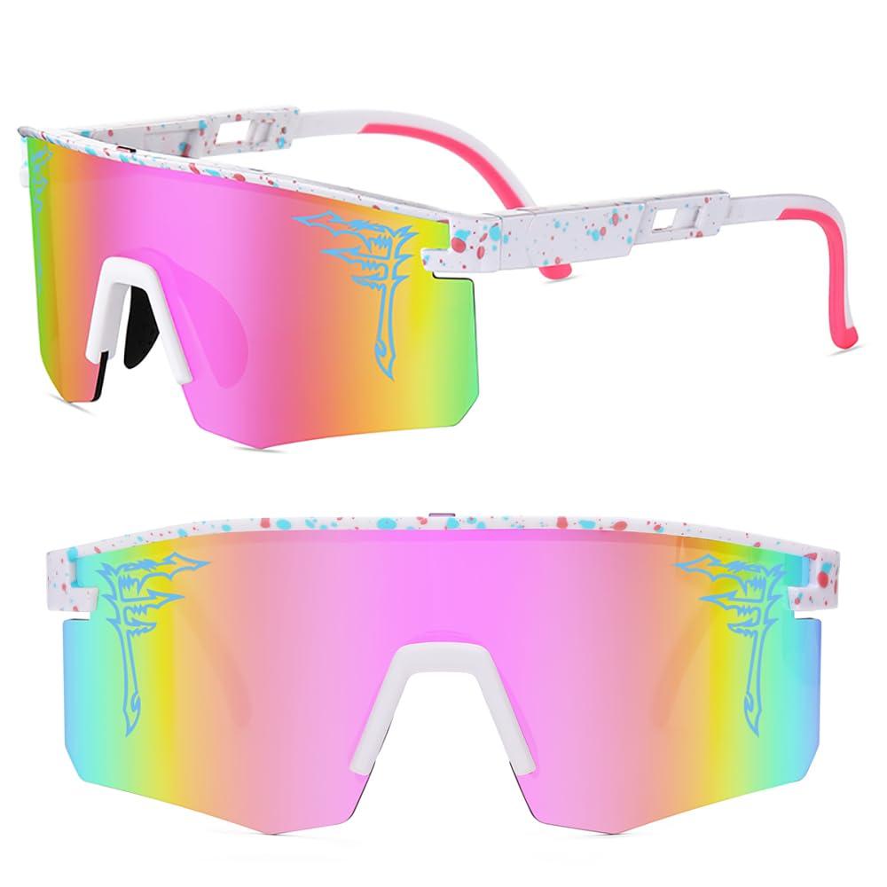 ACEXPNM Two Sizes Baseball Sunglasses For Adults and Youth Boys Girls Kids UV400 Men Women Outdoor Sports Sun Glasses - Image 4