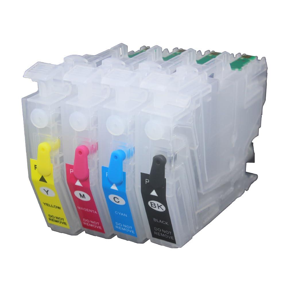 Lc401 Lc401XL High Yield Empty Refillable Ink Cartridge Compatible for Brother MFC-J1010DW MFC-J1012DW MFC-J1170DW Printer 4 Pack - Image 2