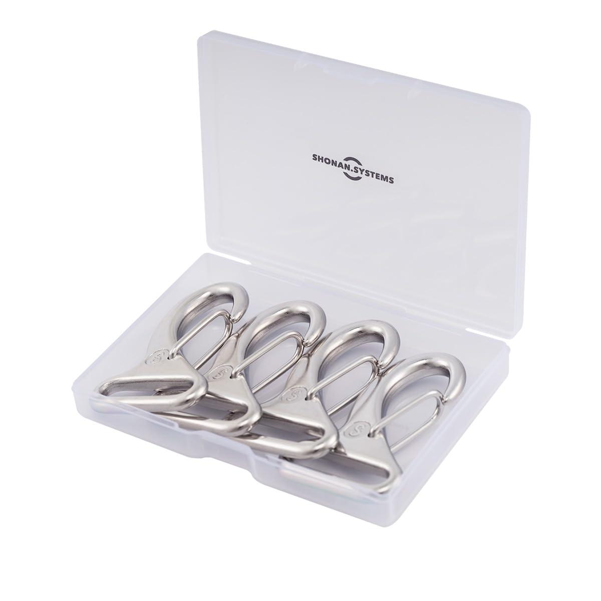 SHONAN Webbing Clips 1 Inch, Marine Grade Metal Buckles for Straps, Stainless Steel Strap Clips Snap Buckles for Straps - Image 7