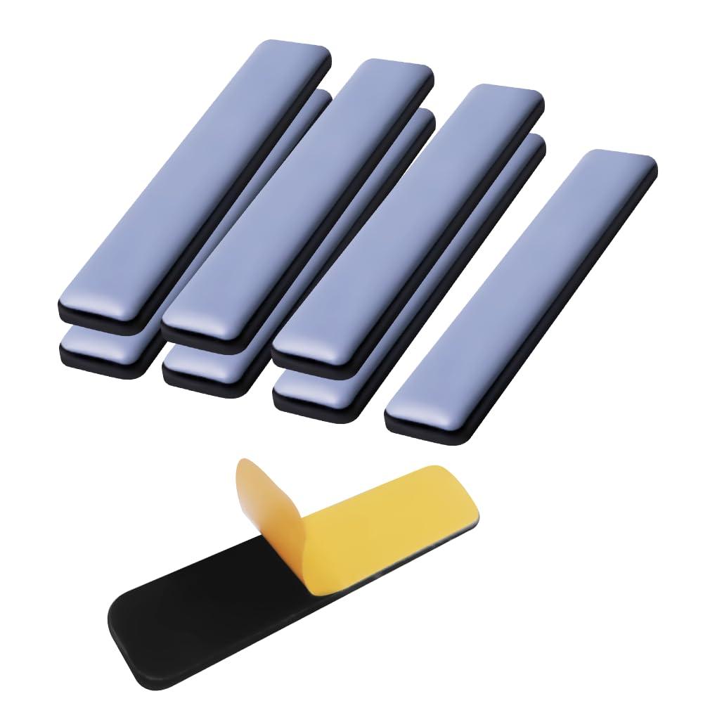 Furniture Sliders Pad，Appliance Sliders for Kitchen Appliances, Kitchen Appliance Sliders for Counter，Self Adhesive Small Appliance Slider （8,Rectangle 15 * 75mm，3/5 * 3in）