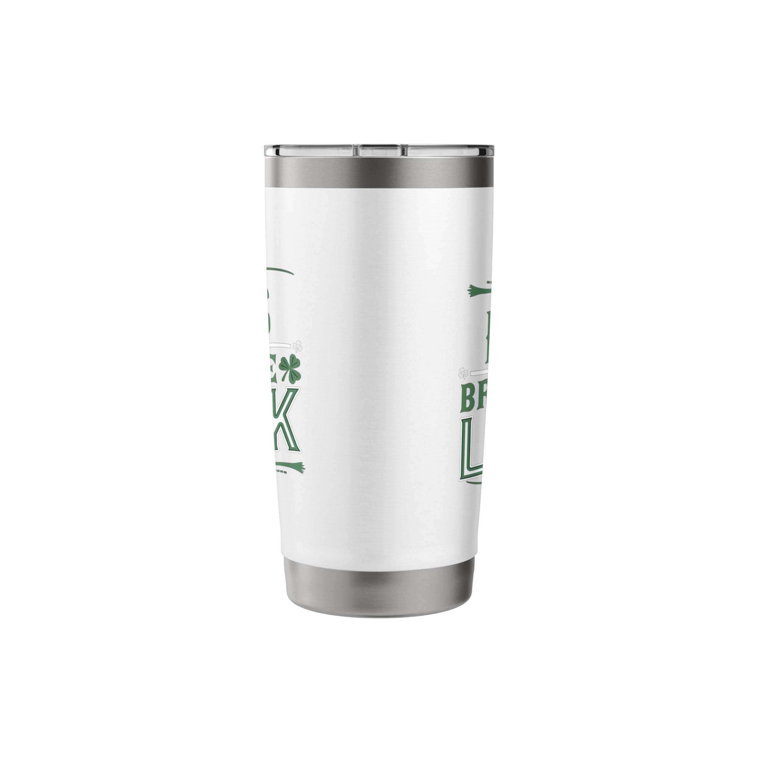 Pizzas Bring Me Luck St Patricks Day Shenanigans Stainless Steel Insulated Tumbler - Image 3