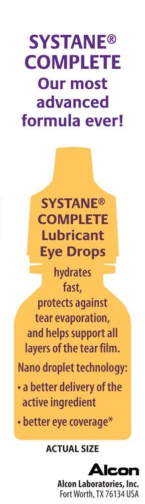 Systane Complete Lubricant Eye Drops, 0.34 Fl Oz, Twin Pack (Pack of 2) - Image 4
