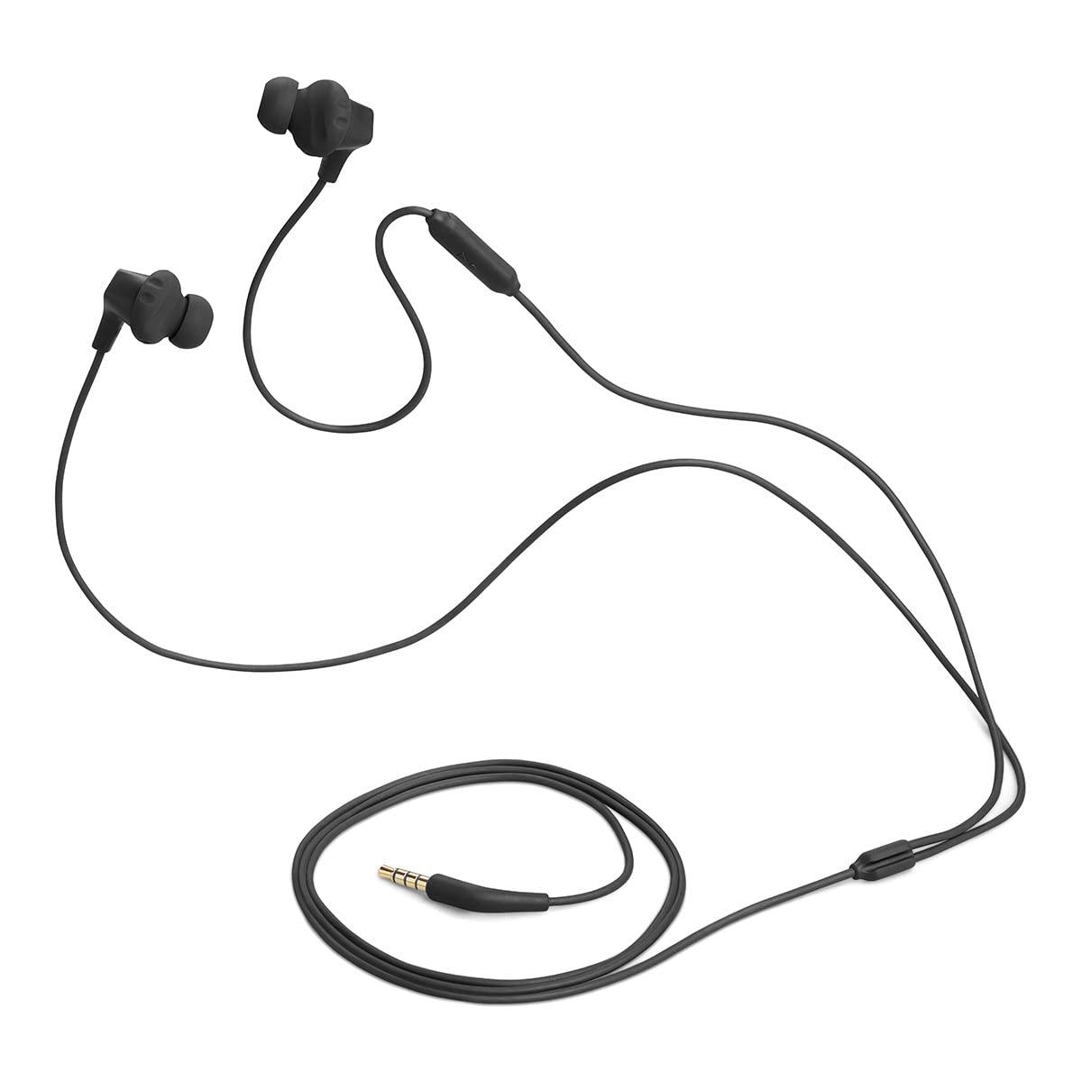 JBL Endurance Run 2 Wired - Waterproof Wired Sports in-Ear Headphones, Pure Bass Sound, Hands-Free Calls, Never Hurt. Never Fall Out. (Black) - Image 3
